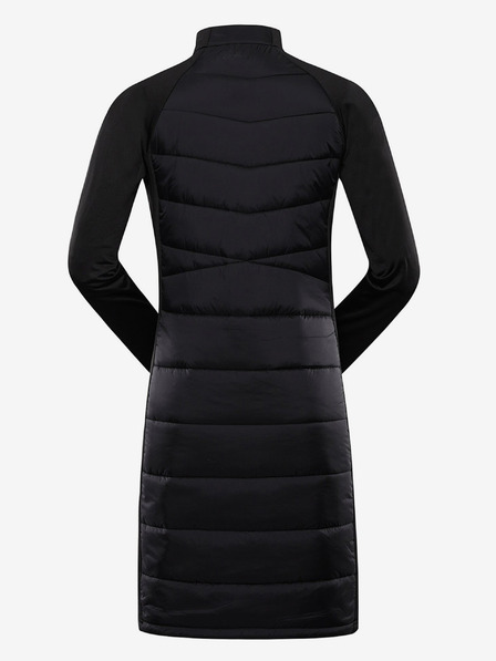 ALPINE PRO Schwarzes Damen-Winter-Hi-Thermo-Kleid ALPINE PRO OMERA
