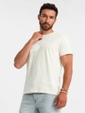 Ombre Clothing Cremefarbenes gemustertes Herrenhemd Ombre Kleidung