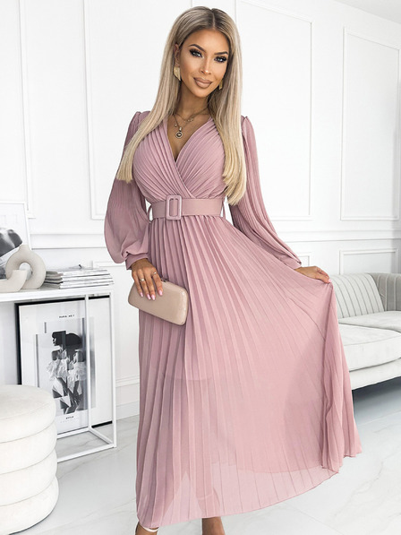 numoco Trägerkleid mit Sweetheart-Ausschnitt - puderrosa Numoco KLARA