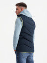 Ombre Clothing Herren Steppweste mit Neon-Akzenten Ombre Clothing