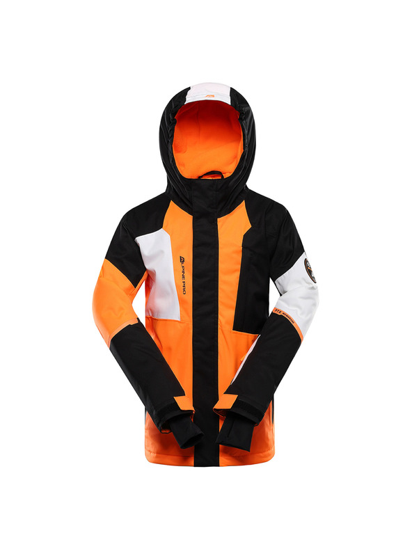 ALPINE PRO Kinder Skijacke mit ptx Schneemembran ALPINE PRO DEARO neon shocking orange