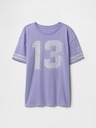 GAP Mädchen-Oversize-T-Shirt Varsity GAP