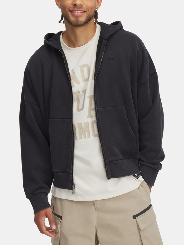 Under Armour Herren Under Armour Icon HWT Fleece Wash FZ Sweatshirt