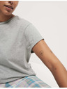 Marks & Spencer Pajama set with high cotton content with leaf print Marks & Spencer grey