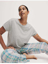 Marks & Spencer Pajama set with high cotton content with leaf print Marks & Spencer grey