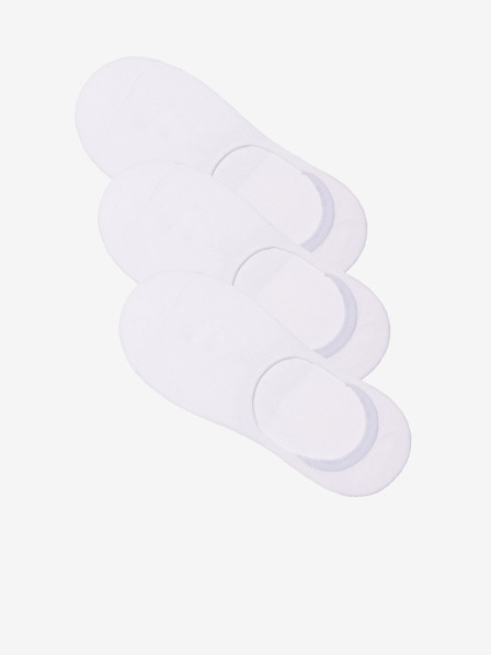 Ombre Clothing Dreierpack weiße Herrensocken Ombre Clothing
