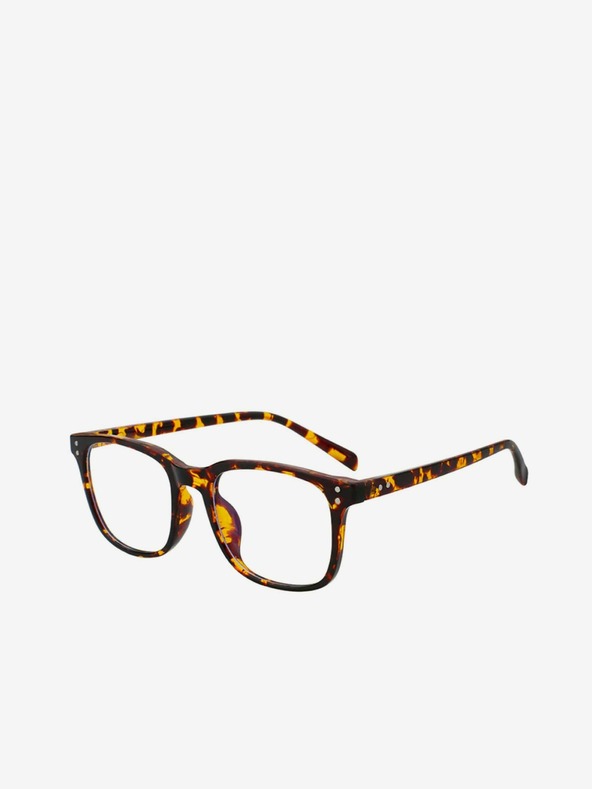 VEYREY VeyRey Blue Light Blocking Brille Quadratisch Evelin Braun