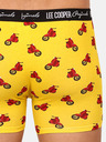Lee Cooper Fünfer-Set gemusterter Herren-Boxershorts in Gelb, Schwarz und Blau von Lee Cooper