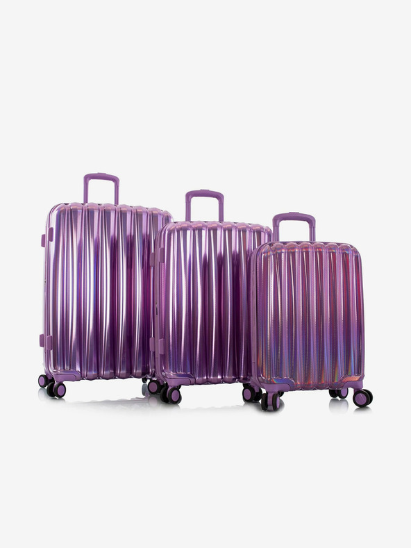 Heys Set aus drei Reisekoffern in lila Heys Astro S,M,L