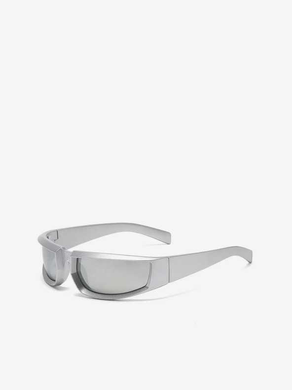 VEYREY Weiße Unisex-Sport-Sonnenbrille VeyRey Steampunk Istephiel