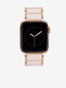 Anne Klein Apple Watch Armband mit hellrosa Kristallen Anne Klein