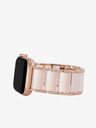 Anne Klein Apple Watch Armband mit hellrosa Kristallen Anne Klein