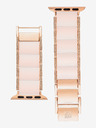 Anne Klein Apple Watch Armband mit hellrosa Kristallen Anne Klein