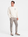 Ombre Clothing Hellgraue Herren Ombre Clothing Jogginghose