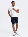 Ombre Clothing Weißes Herren-Poloshirt Ombre Clothing