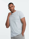 Ombre Clothing Hellgraues Herren Basic T-Shirt Ombre Clothing