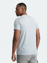Ombre Clothing Hellgraues Herren Basic T-Shirt Ombre Clothing