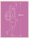 BAAGL  Rosa Schulrucksack Baagl Core Painting