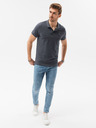 Ombre Clothing Poloshirt aus Piqué-Strick für Herren Ombre Clothing