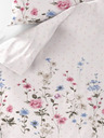 Kvalitex Verlängerte Baumwollbettwäsche DELUX 140x220, 70x90cm LOUKA rosa