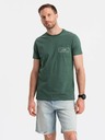 Ombre Clothing Herren T-Shirt aus Baumwolle mit Ombre-Taschenaufdruck Ombre Streetstyle Ombre Kleidung