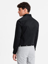 Ombre Clothing Herren-Satinhemd Ombre Clothing SLIM FIT V4 OM-SHOS-0176