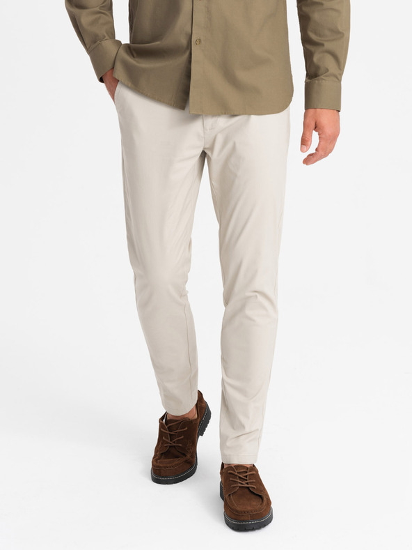 Ombre Clothing Herren-Chinohose REGULAR FIT beige Ombre Clothing