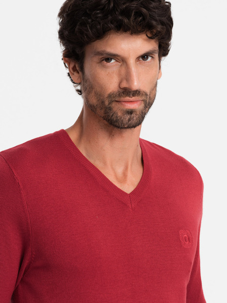 Ombre Clothing Elegantes Herren BASIC V-Ausschnitt Pullover Ombre Kleidung
