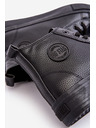 BIG STAR SHOES Isolierte High-Top-Sneakers für Herren mit Reißverschluss Schwarz Big Star Size: