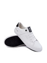 BIG STAR SHOES Big Star Leder-Sneakers für Männer - Weiß