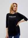 Moodo Schwarzes Damen Long Shirt Moodo