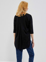 Moodo Schwarzes Damen Long Shirt Moodo