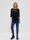Moodo Schwarzes Damen Long Shirt Moodo