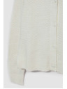 Moodo Weiße Damen-Strickjacke Moodo
