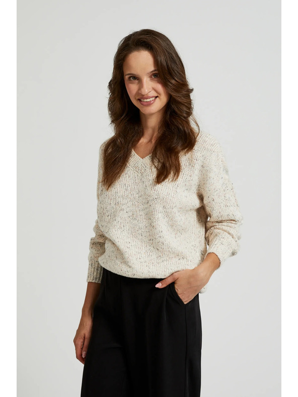 Moodo Moodo Beige Damen Pullover