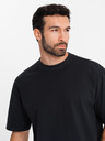 Ombre Clothing Herren-T-Shirt LOOSE FIT mit Tasche schwarz Ombre Clothing