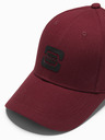 Ombre Clothing Herren-Baseballmütze mit Logo burgunderfarben Ombre Clothing