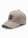 Ombre Clothing Herren-Baseballmütze mit Logo grau Ombre Clothing