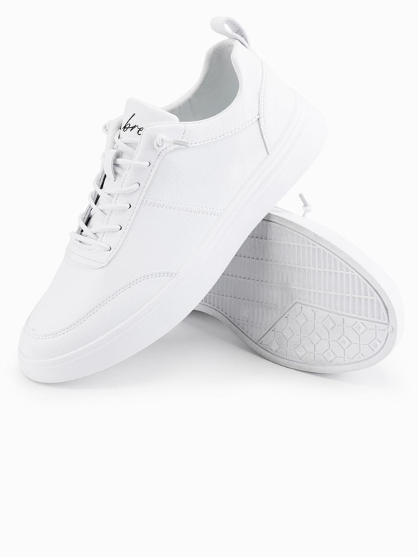 Ombre Clothing Unisex Herren Freizeitschuhe aus Öko-Nubuk weiß Ombre Clothing