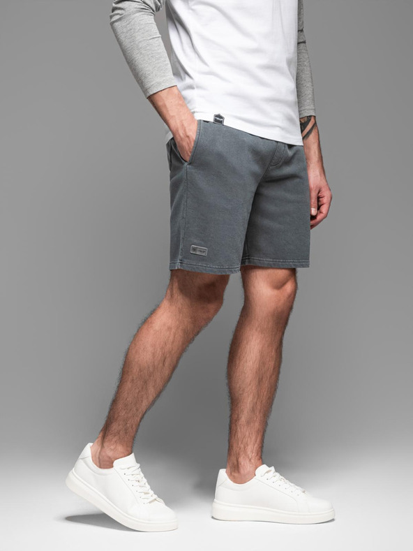 Ombre Clothing Herren Baumwoll-Trainingshose BASIC grau Ombre Kleidung