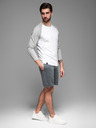 Ombre Clothing Herren Baumwoll-Trainingshose BASIC grau Ombre Kleidung