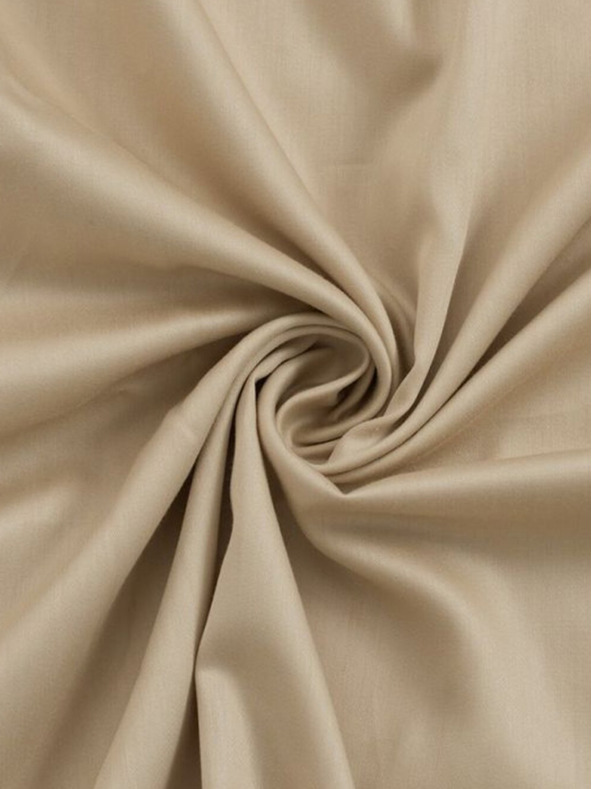 Kvalitex Satin Bed Sheet LUXURY COLLECTION 220x200cm beige