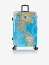 Heys Blue Patterned Travel Suitcase Heys Journey 3G L