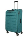 Travelite Travel Suitcase Travelite Skaii 4w L Print Petrol