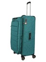 Travelite Travel Suitcase Travelite Skaii 4w L Print Petrol