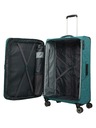 Travelite Travel Suitcase Travelite Skaii 4w L Print Petrol