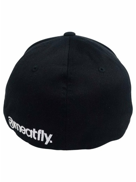 Meatfly Meatfly Flexfit-Kappe Big Shock Black | Schwarz | Größe