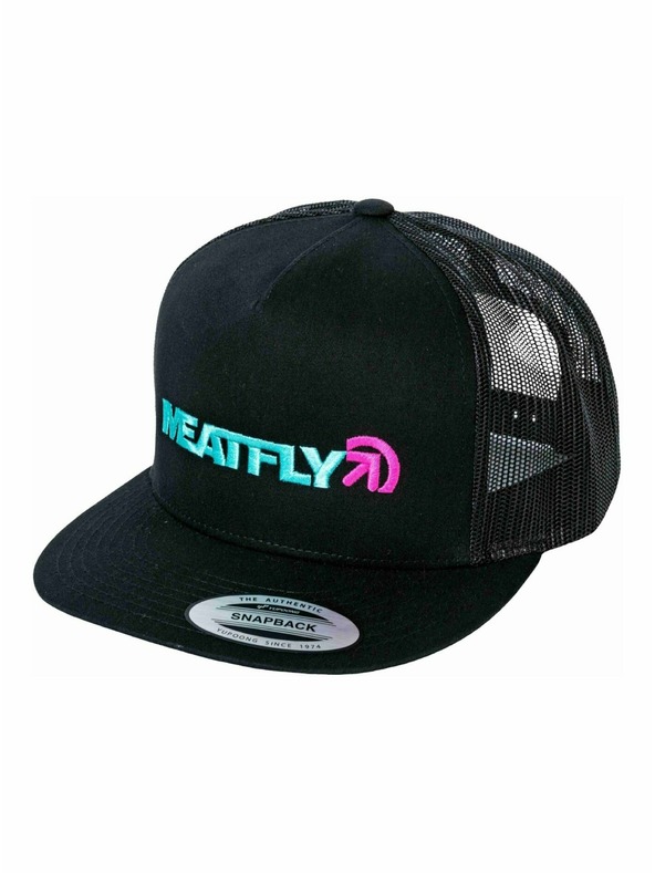 Meatfly Meatfly Trucker-Snapback-Kappe Percy Turquoise / Black | Schwarz | Größe