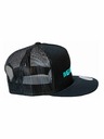 Meatfly Meatfly Trucker-Snapback-Kappe Percy Turquoise / Black | Schwarz | Größe