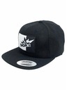 Meatfly Meatfly Snapback-Kappe Big Shock White/Black | Schwarz | Größe